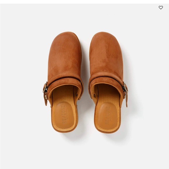 Re/Done Suede Clogs - Picture 3 of 6